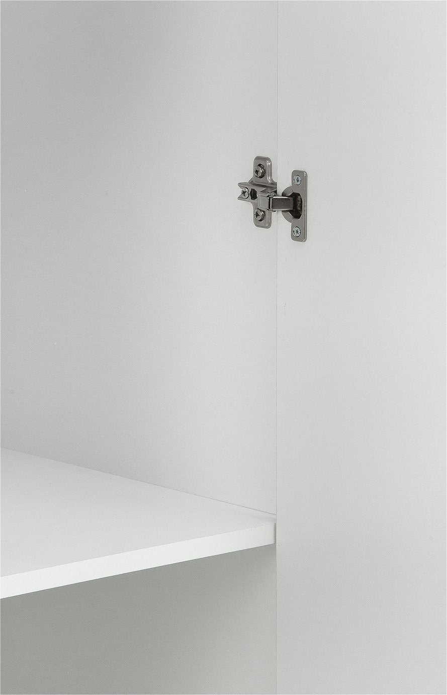 Home Seville 3 Door Wardrobe - White ( B Grade )