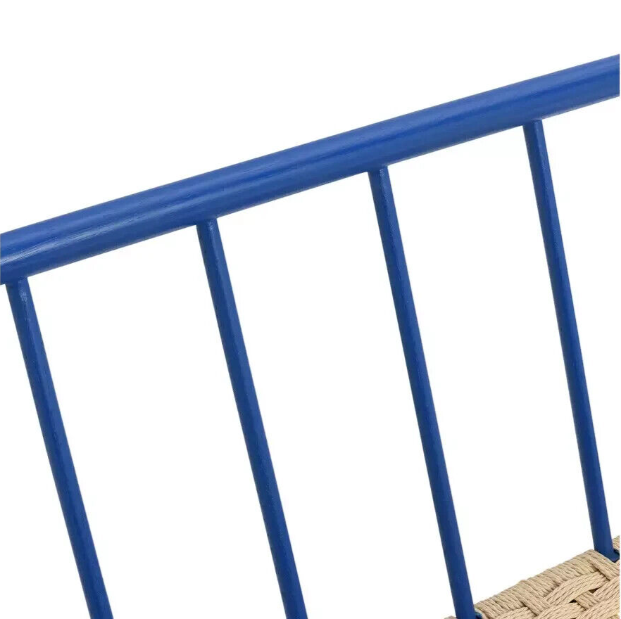 Habitat 60 Scottie Oak Bench - Blue