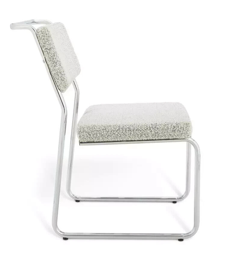 Habitat 60 Duomo Metal Dining Chair - Silver