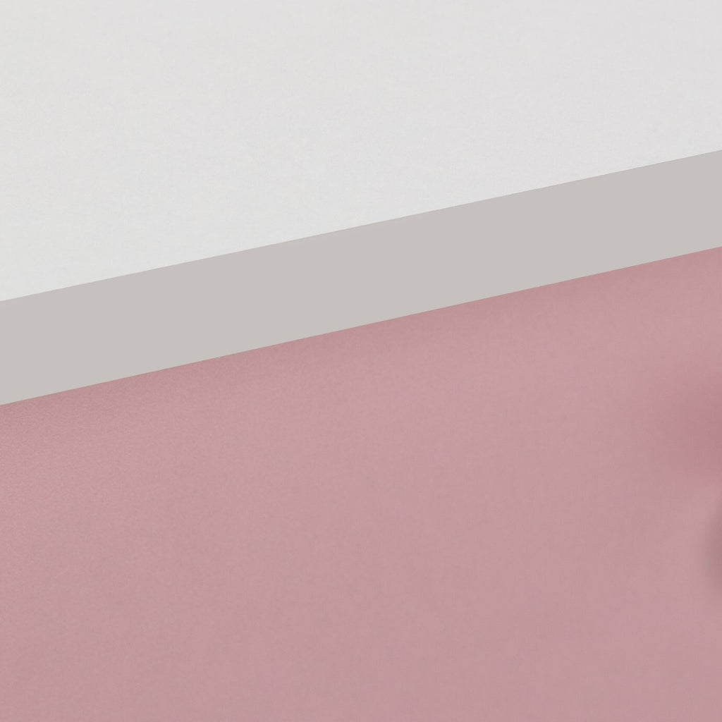 Kids Malibu 3 Drawers Desk - Pink & White