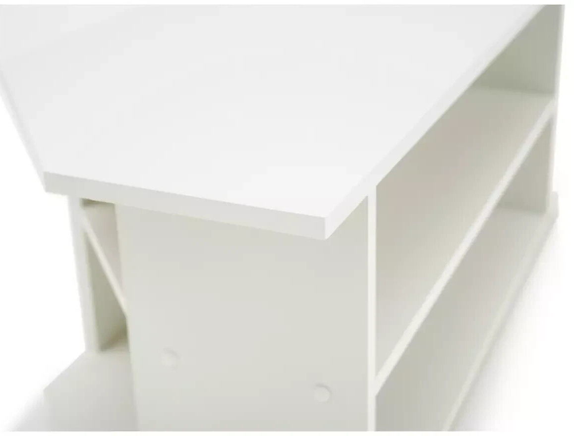 Corner TV Unit - White