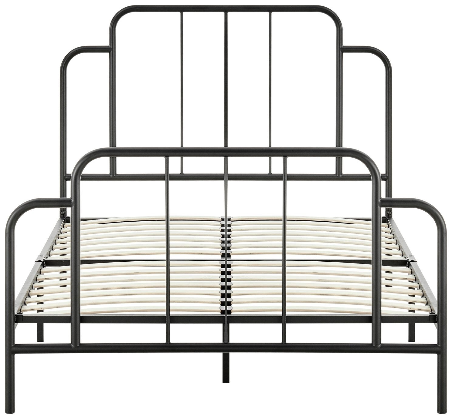 Habitat Jacques Kingsize Metal Bed Frame - Black | Strong Durable Frame Bedroom