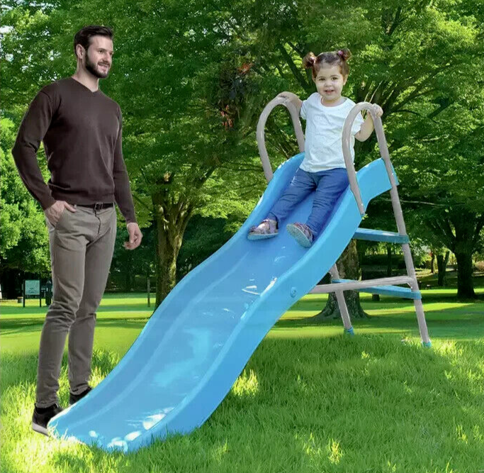 Chad Valley 6ft Kids Wavy Garden Slide
