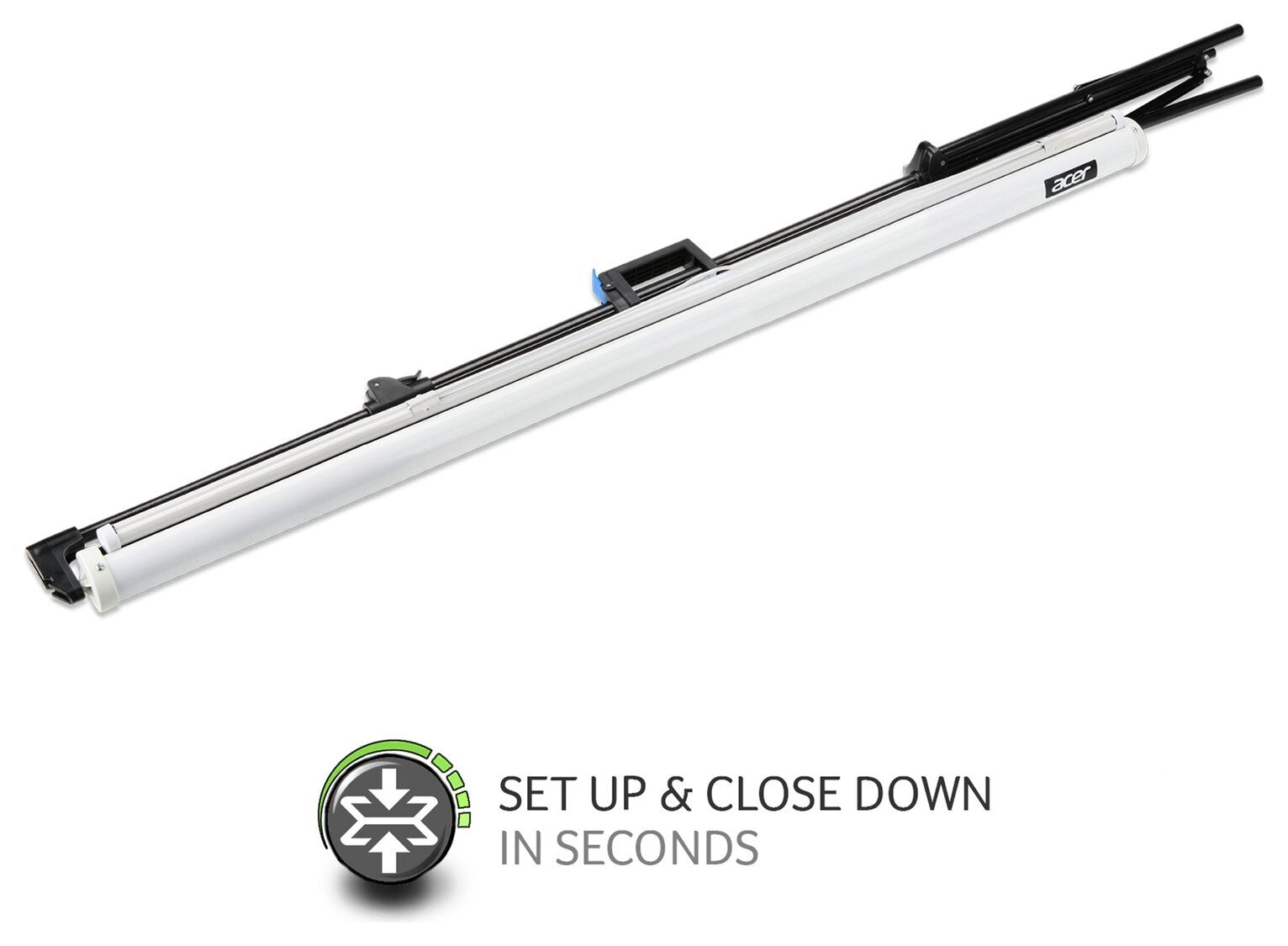 Acer 82 Inch Tripod Projection Screen | Portable for Home Cinema Movie Screen