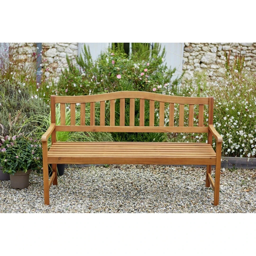 Henrietta 3 Seater Wooden Garden Bench