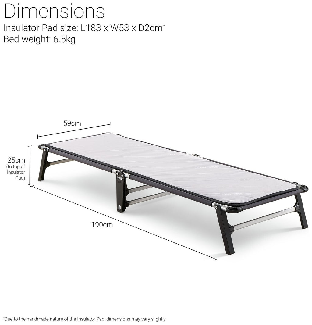 Jay-Be Lite Folding Bed with Mattress - Single