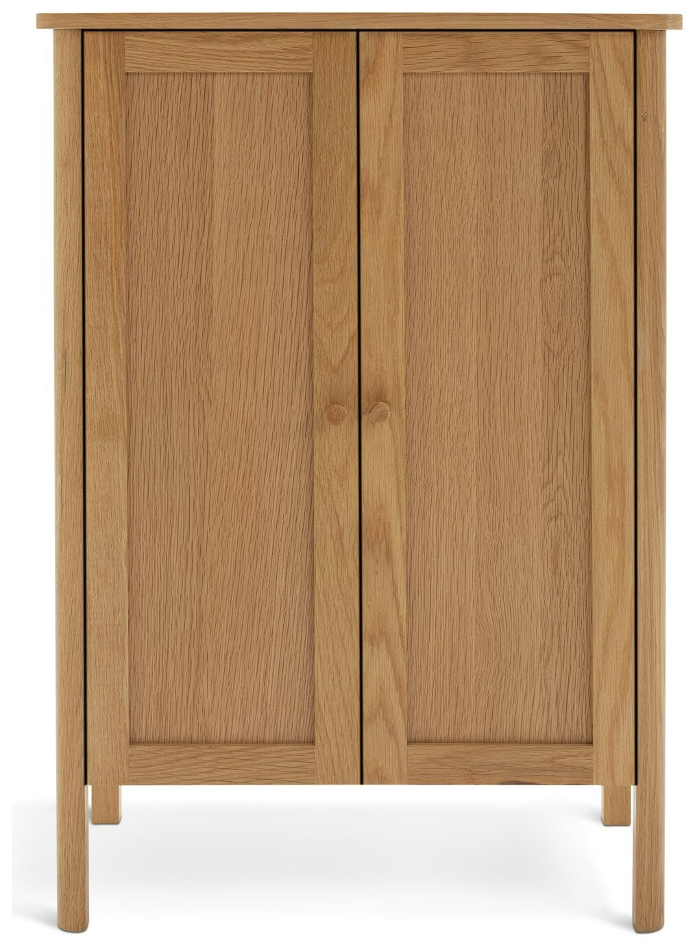 Kent 2 Door Shoe Storage Cabinet - Oak