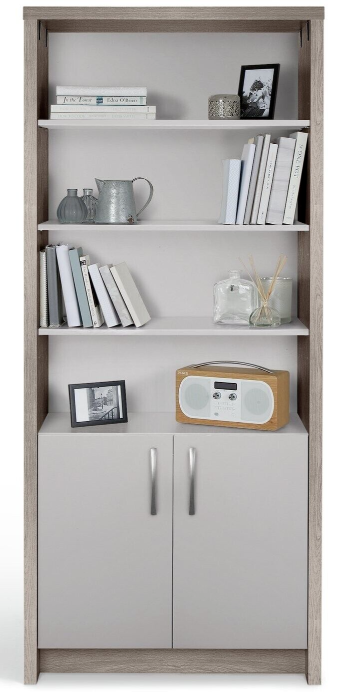 Habitat Venice 3 Shelf Display Cabinet - Grey