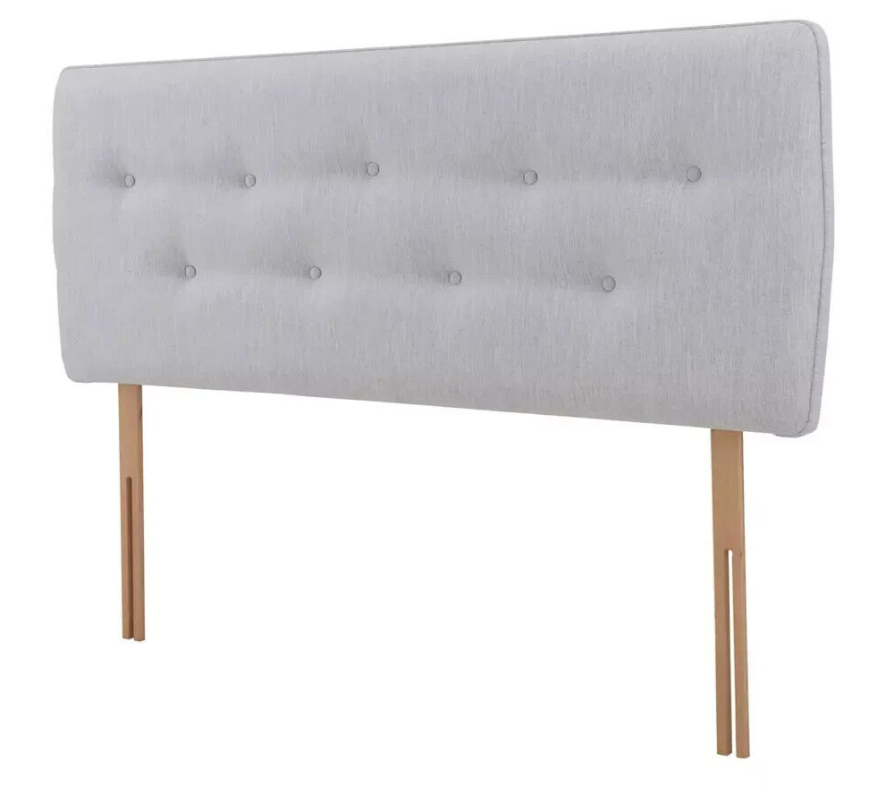 Skandi Small Double Headboard - Light Grey