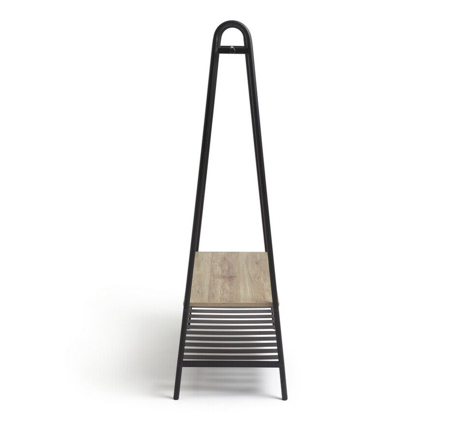 Habitat Turner Clothes Rail with Shoe Rack - Black