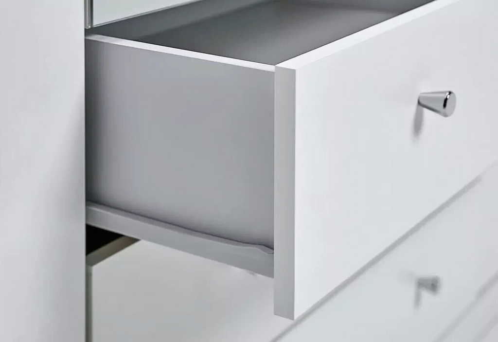 Malibu 2 Door 2 Drawer Wardrobe - White | Spacious Cupboard