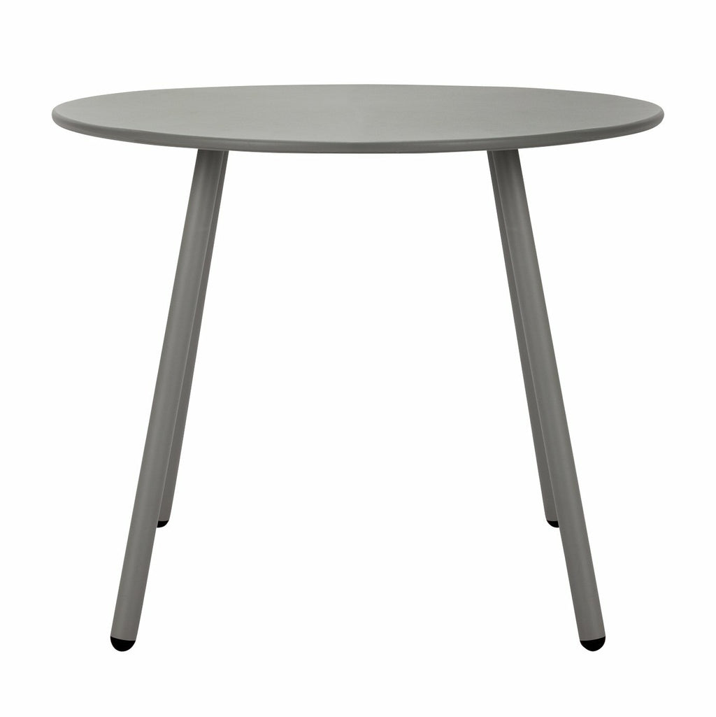 Home Ipanema 4 Seater Metal Garden Table - Grey | Grey Outdoor Dining for Patio