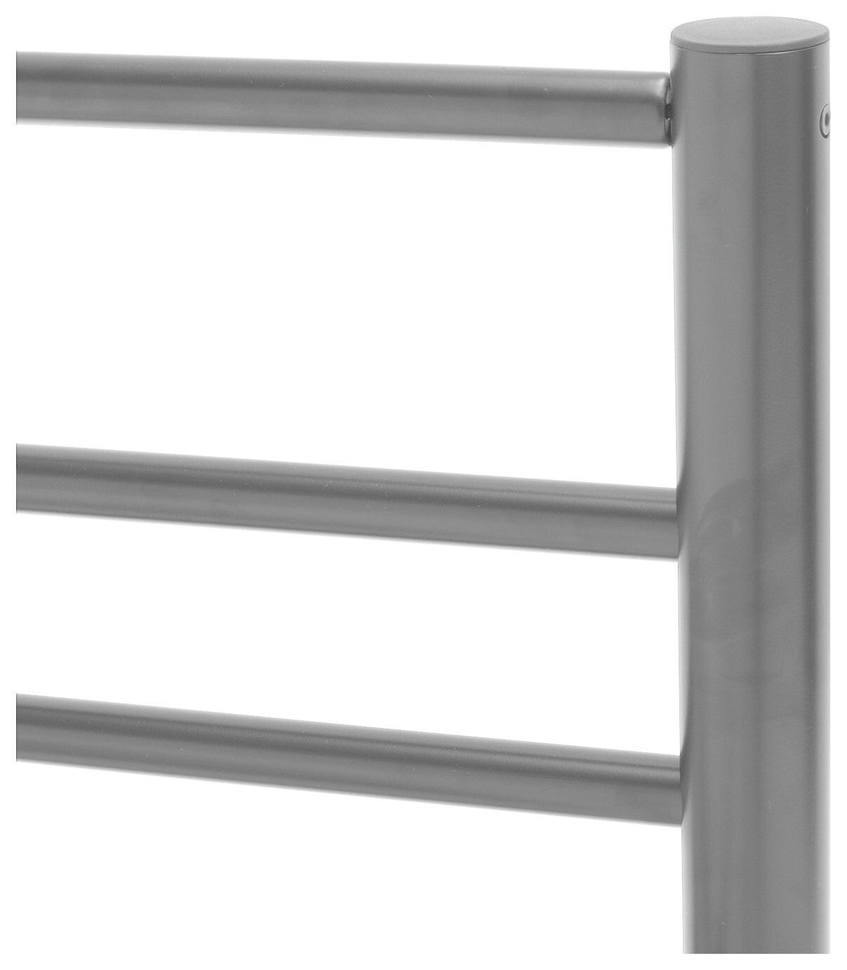 Home Atlas Single Metal Bed Frame - Silver