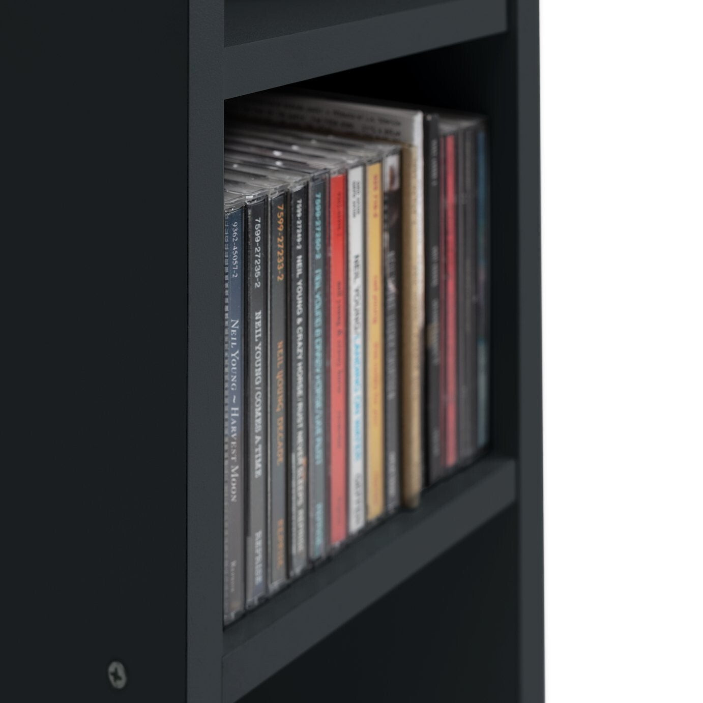 Maine Tall CD and DVD Storage unit - Black