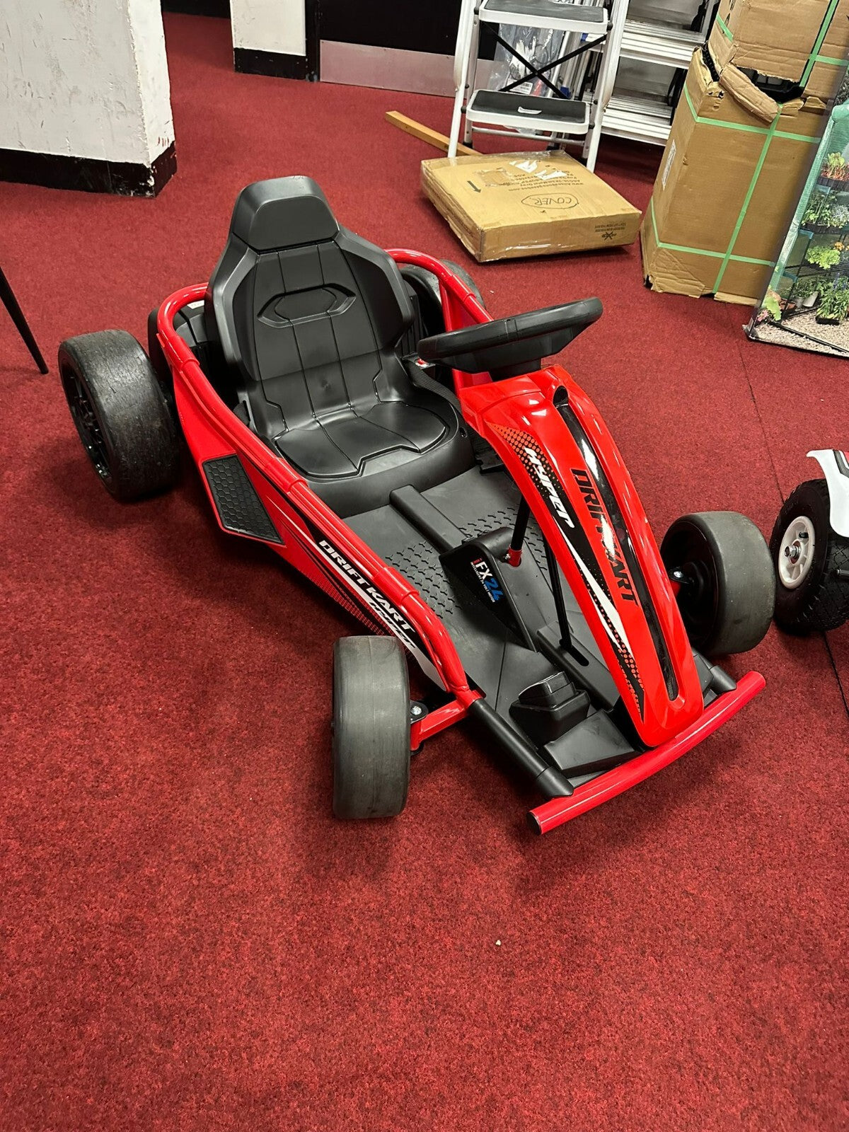 Hyper Drift Go Kart 24V Electric Ride On - Red (B)