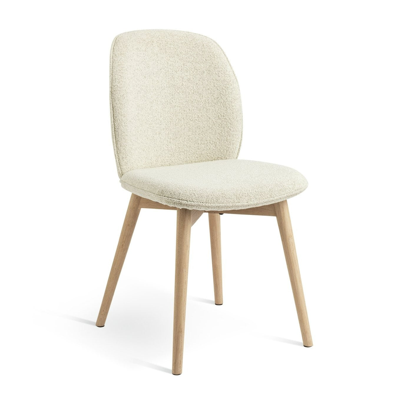 Habitat Laurel Pair of Fabric Dining Chairs - Cream