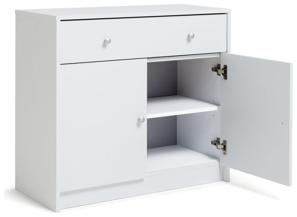 Maine 2 Door 1 Drawer Sideboard - White