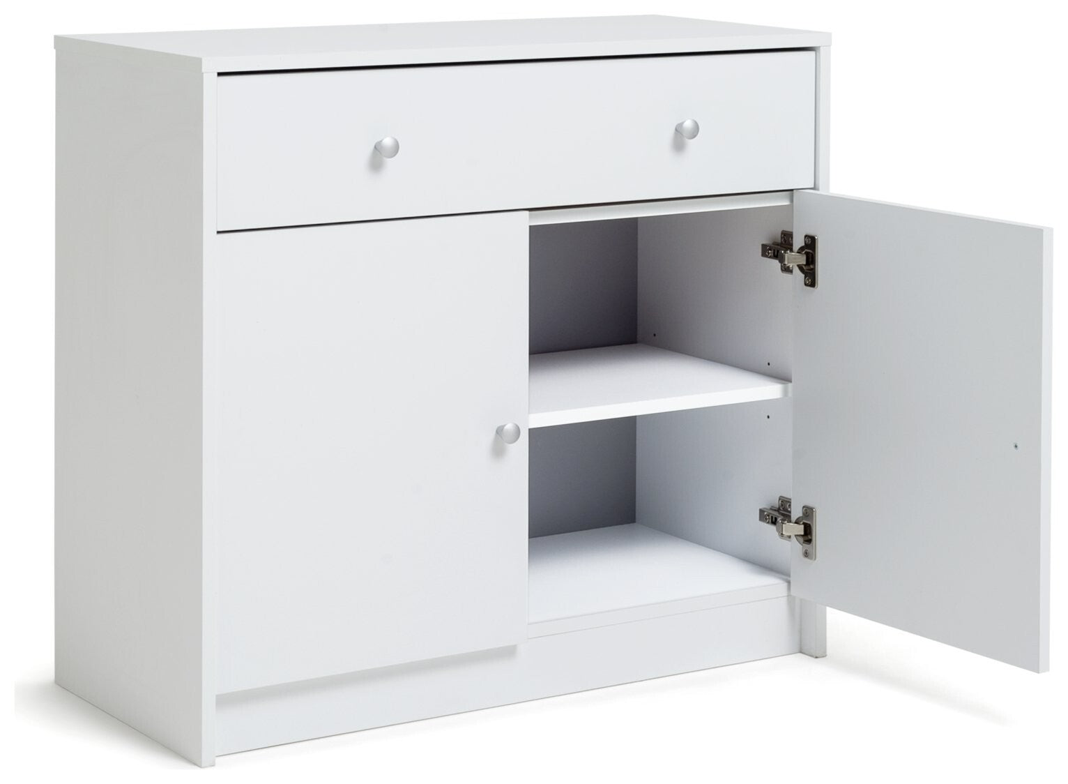 Maine 2 Door 1 Drawer Sideboard - White