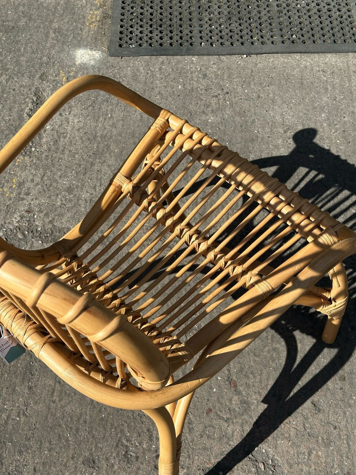 Habitat Wyatt Rattan Chair - Natural (S)