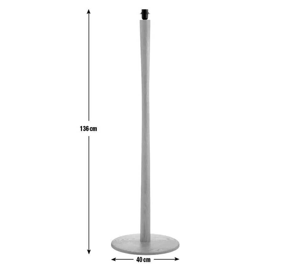 Habitat Pole Floor Lamp Base Only - Oak