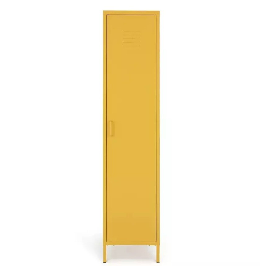 Habitat Tall 1 Door 4 Shelf Locker - Mustard ( B Grade 26076 )