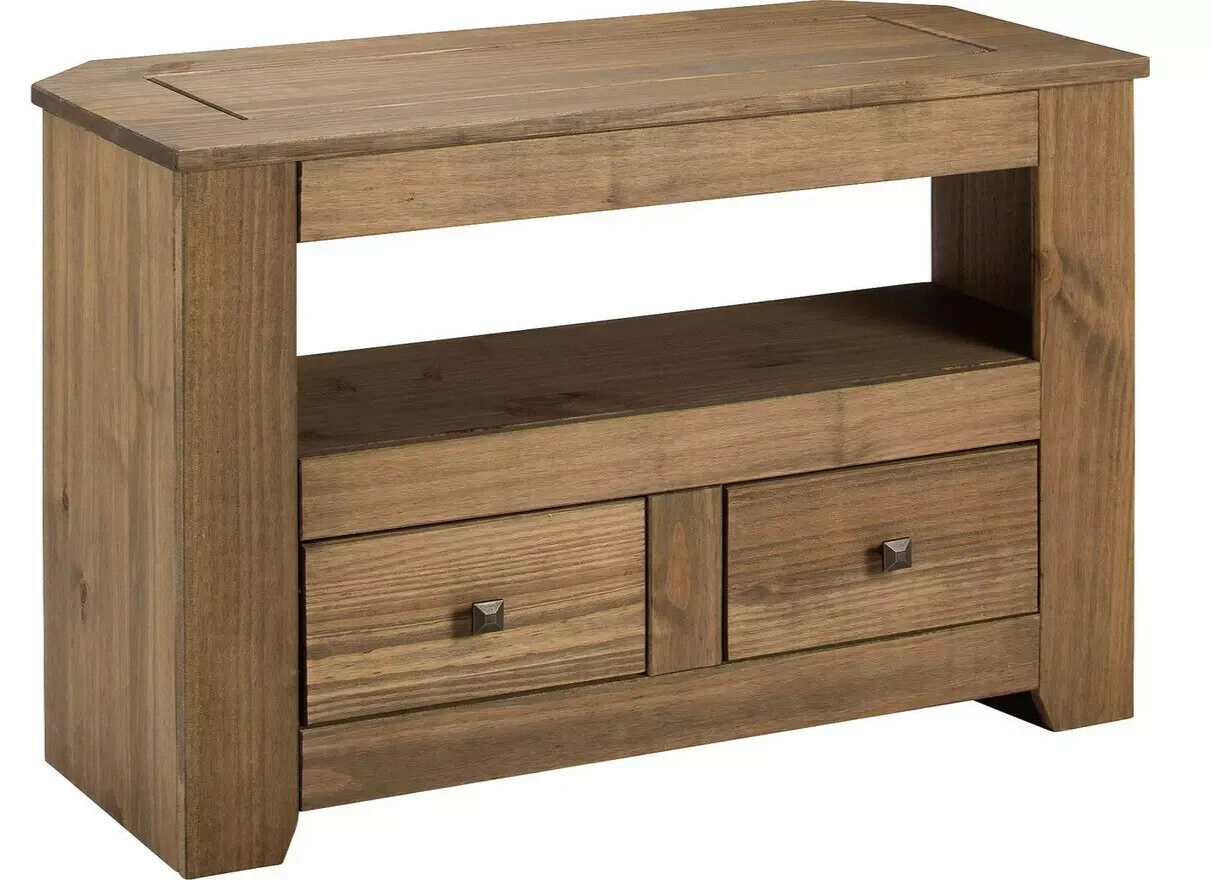 Amersham 2 Drawer TV Unit - Dark Pine