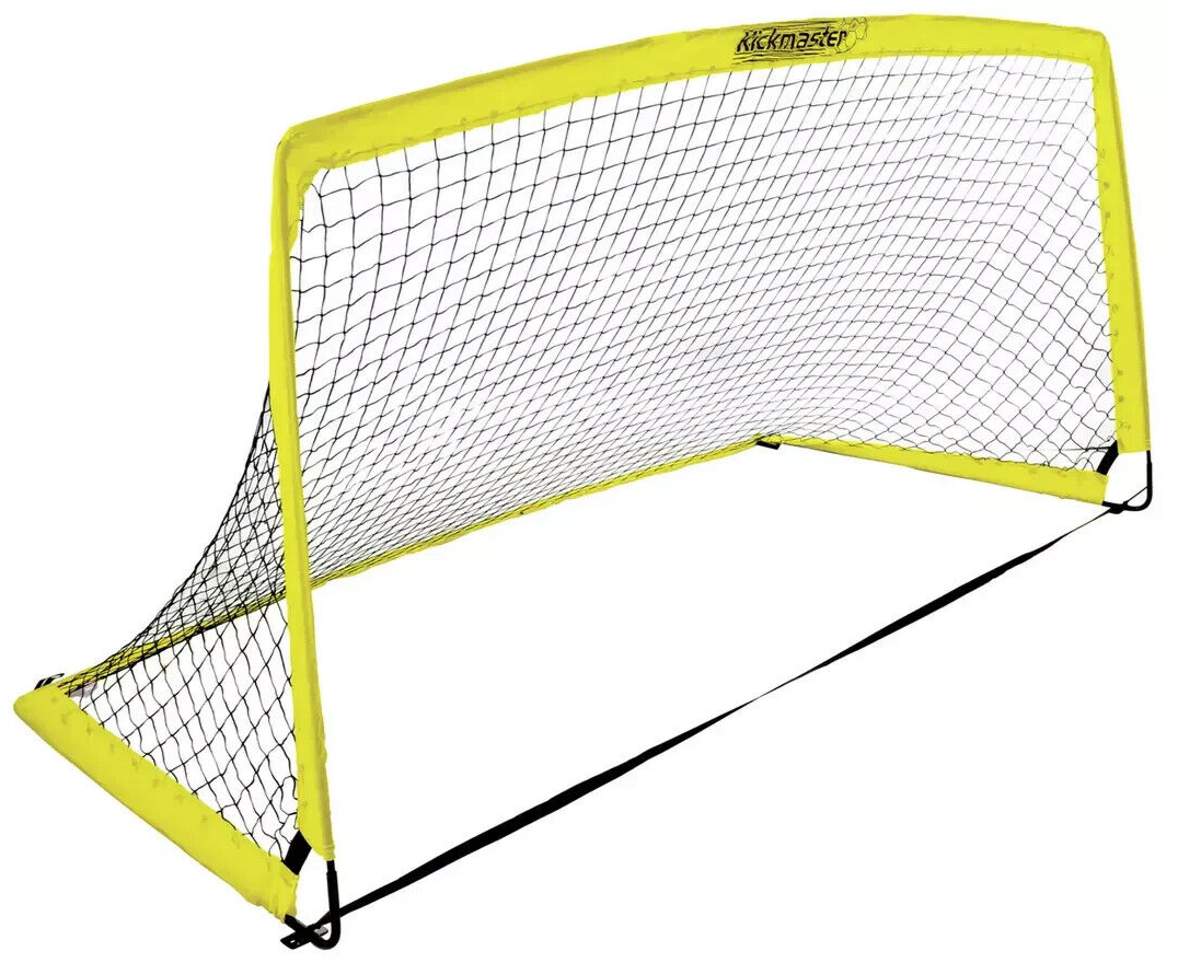 Kickmaster 6.5 x 3ft Quick Assembly Fibreglass Football Goal