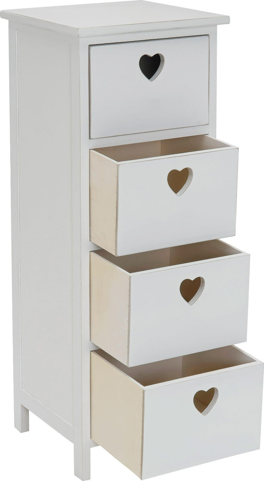 Edie 4 Drawer Storage Unit â€“ White