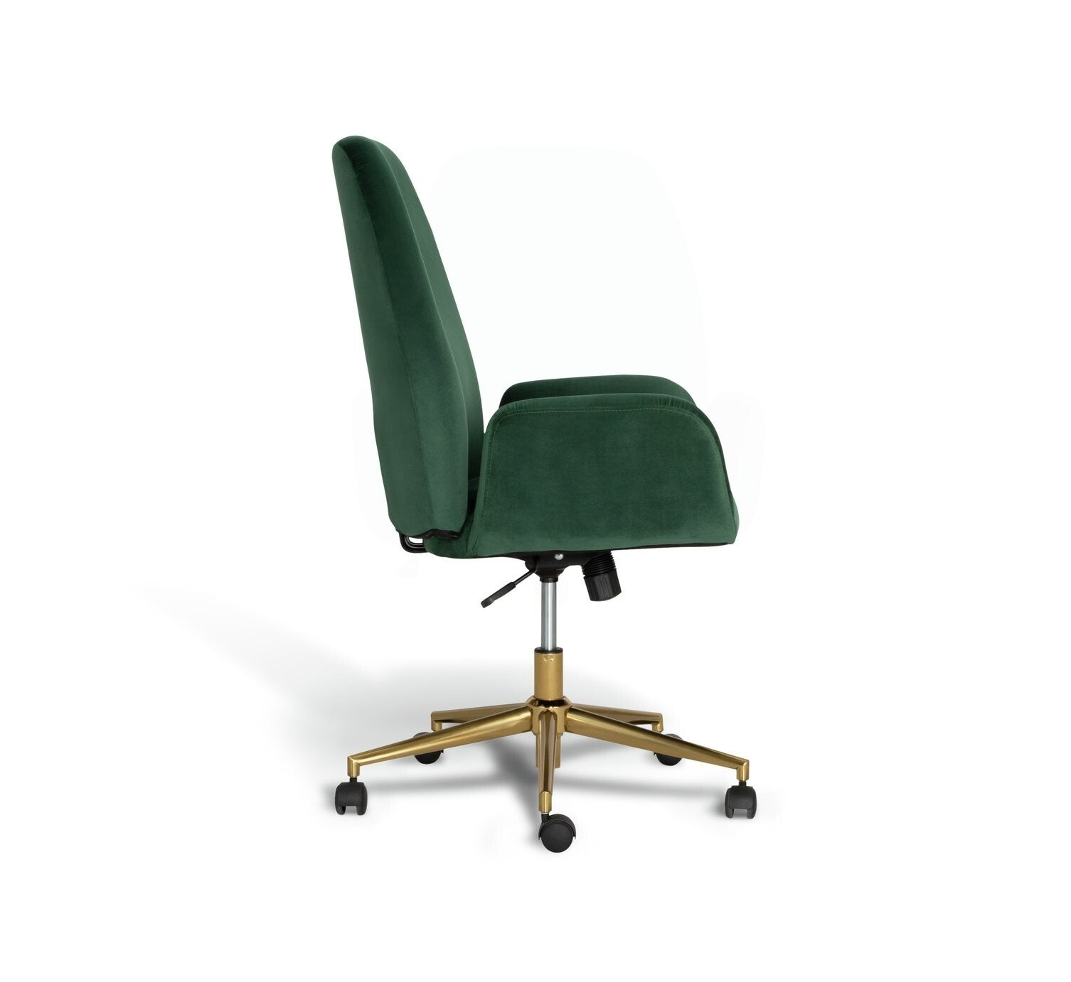 Clarice Velvet Office Chair - Green