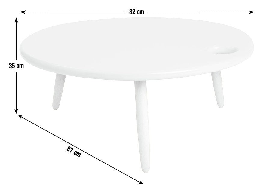 Habitat 60 Yumemi Round Coffee Table by Felix Conran - Grey