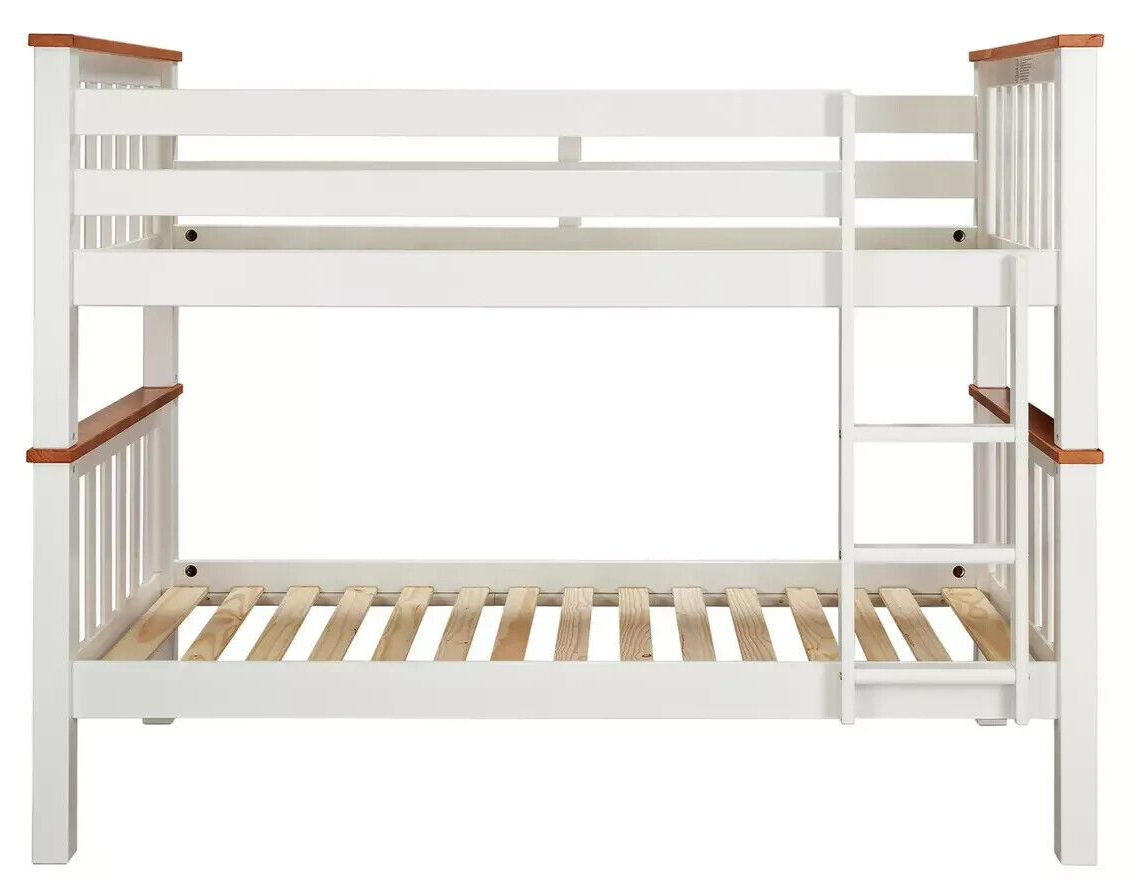 Habitat Heavy Duty Bunk Bed Frame - White and Pine