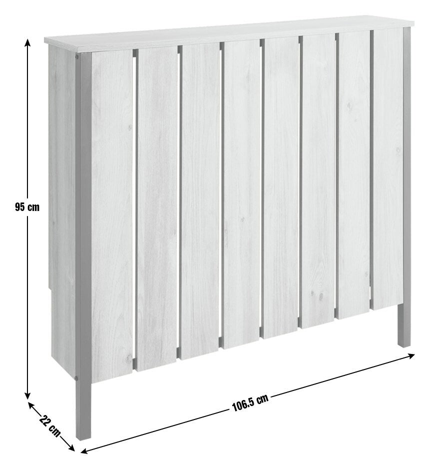 Loft Living Small Radiator Cover - Oak