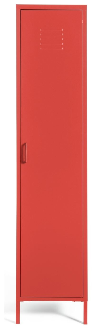 Habitat Tall 1 Door 4 Shelf Locker -Red
