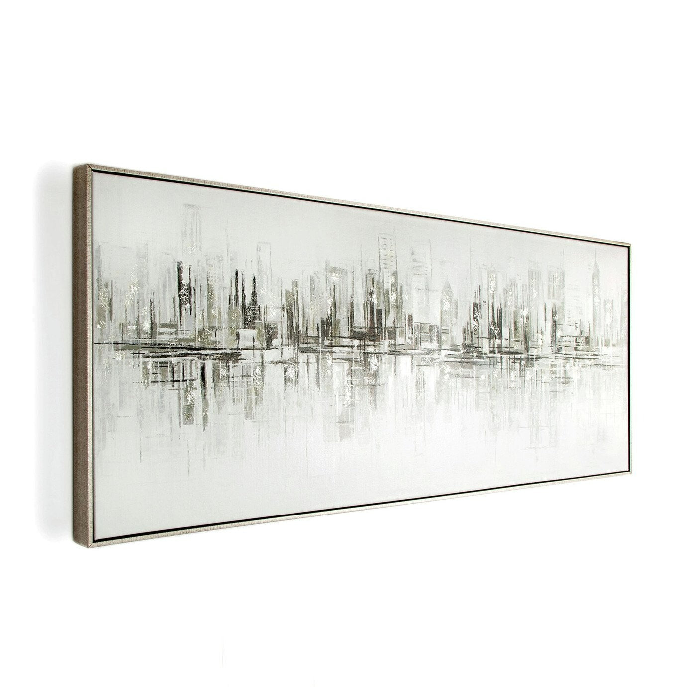 Art for the Home New York Painted Framed Canvas - 120x50cm