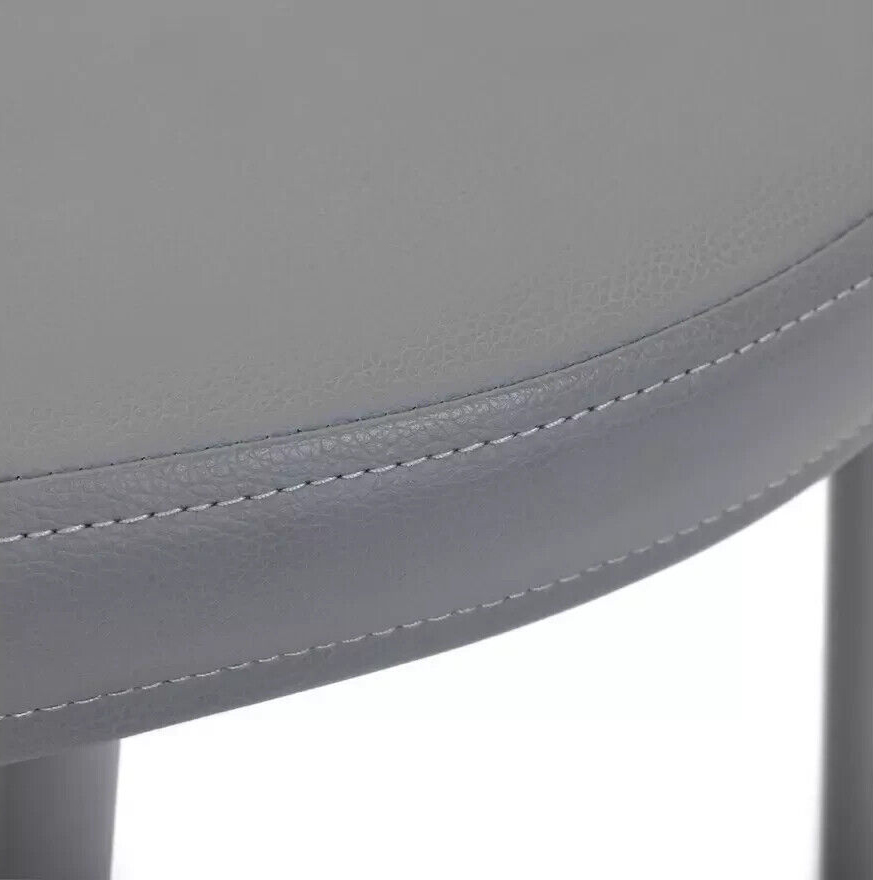 Habitat Jayla Metal Dining Table & 4 Grey Chairs