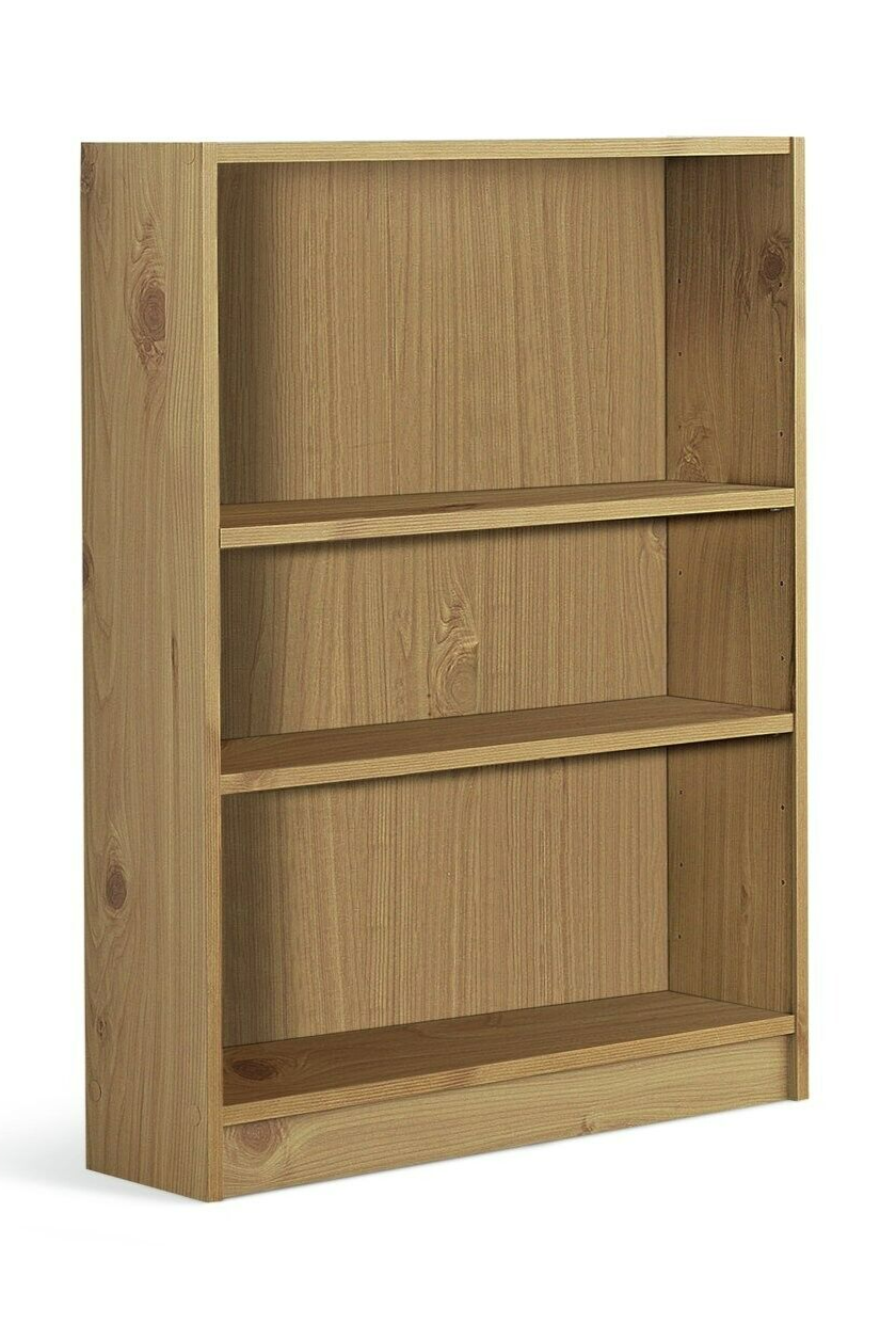 Essentials Apley Short Bookcase - Oak Effect