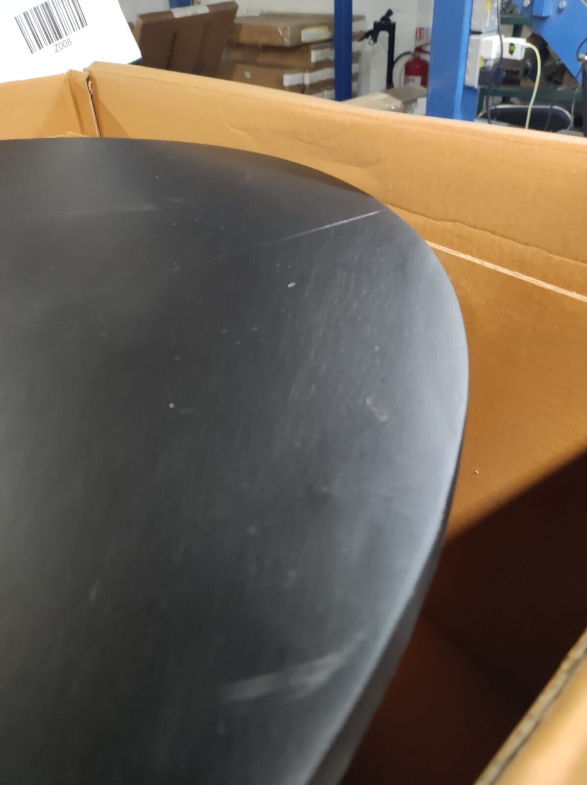 Habitat Jericho Round Coffee Table Black | Modern Design Living ( B Grade )
