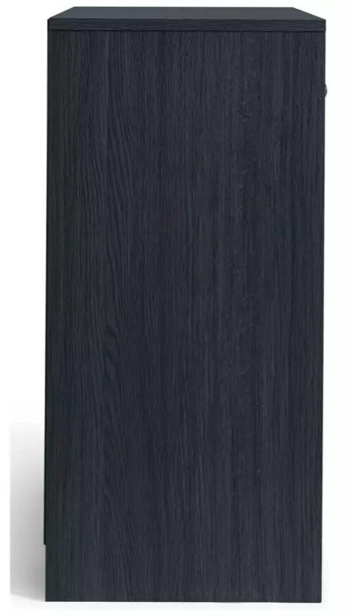 Maine 2 Door 1 Drawer Sideboard - Black