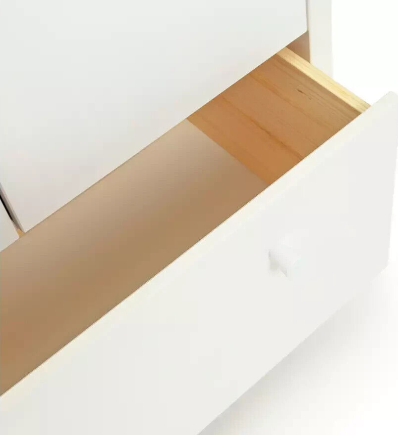 Scandinavia Kids 2 Door 1 Drawer Wardrobe - White | Storage for Clothes and Toys
