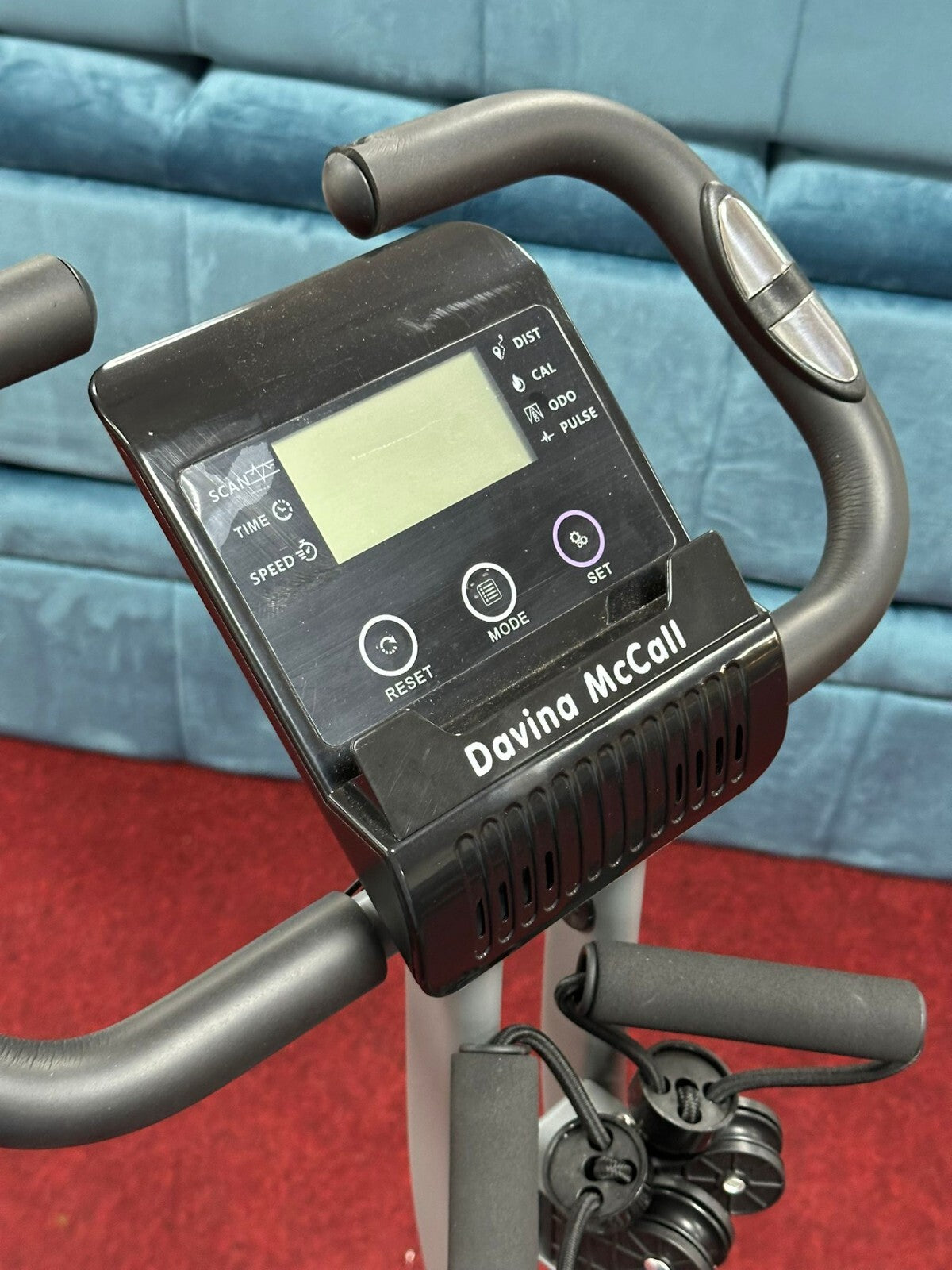 Davina McCall Folding Exercise Bike With Resistance Bands (S)