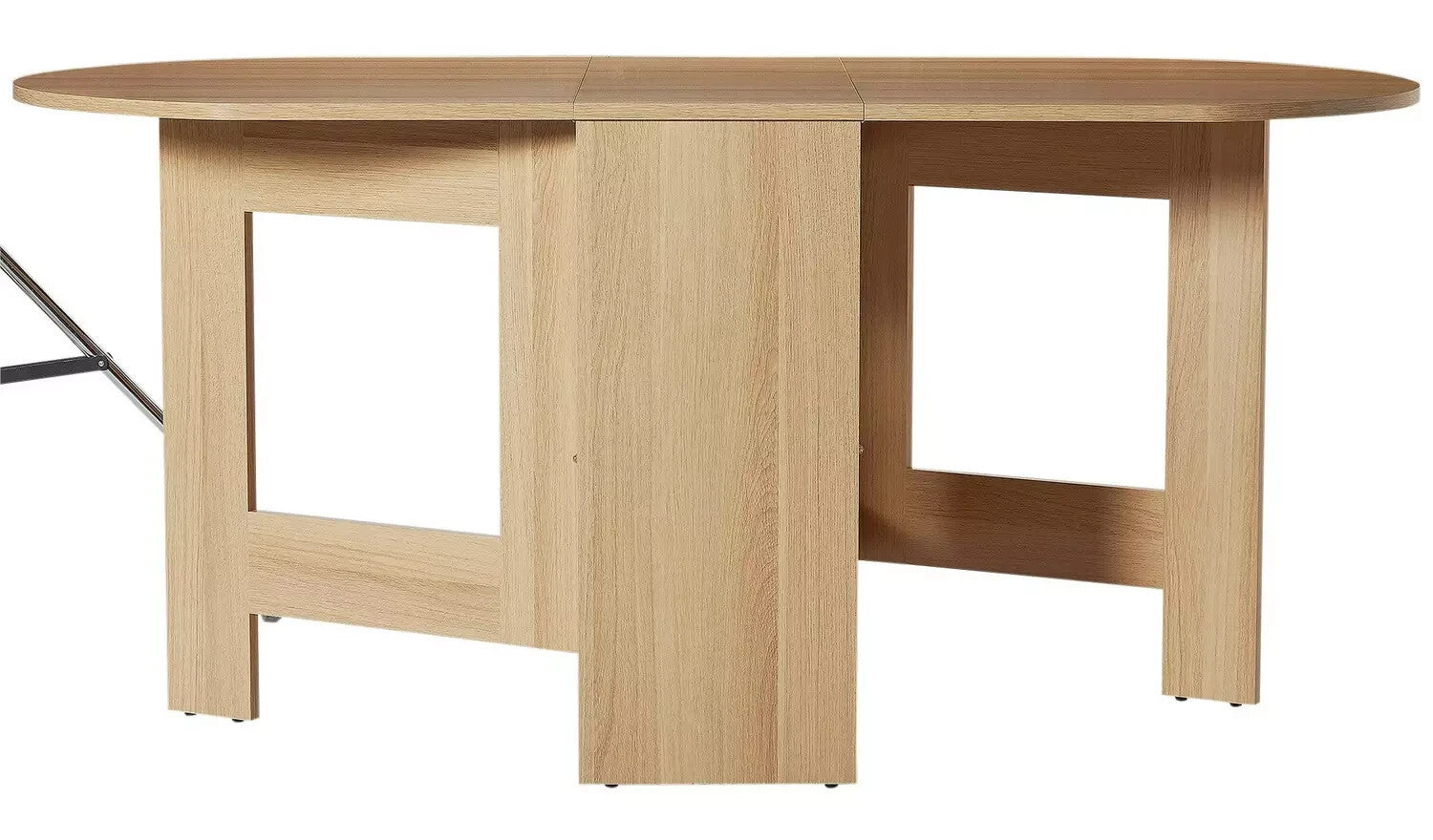 Home Folding 4-6 Seater Table Light Oak Effect | Dining Furniture for Kitchen