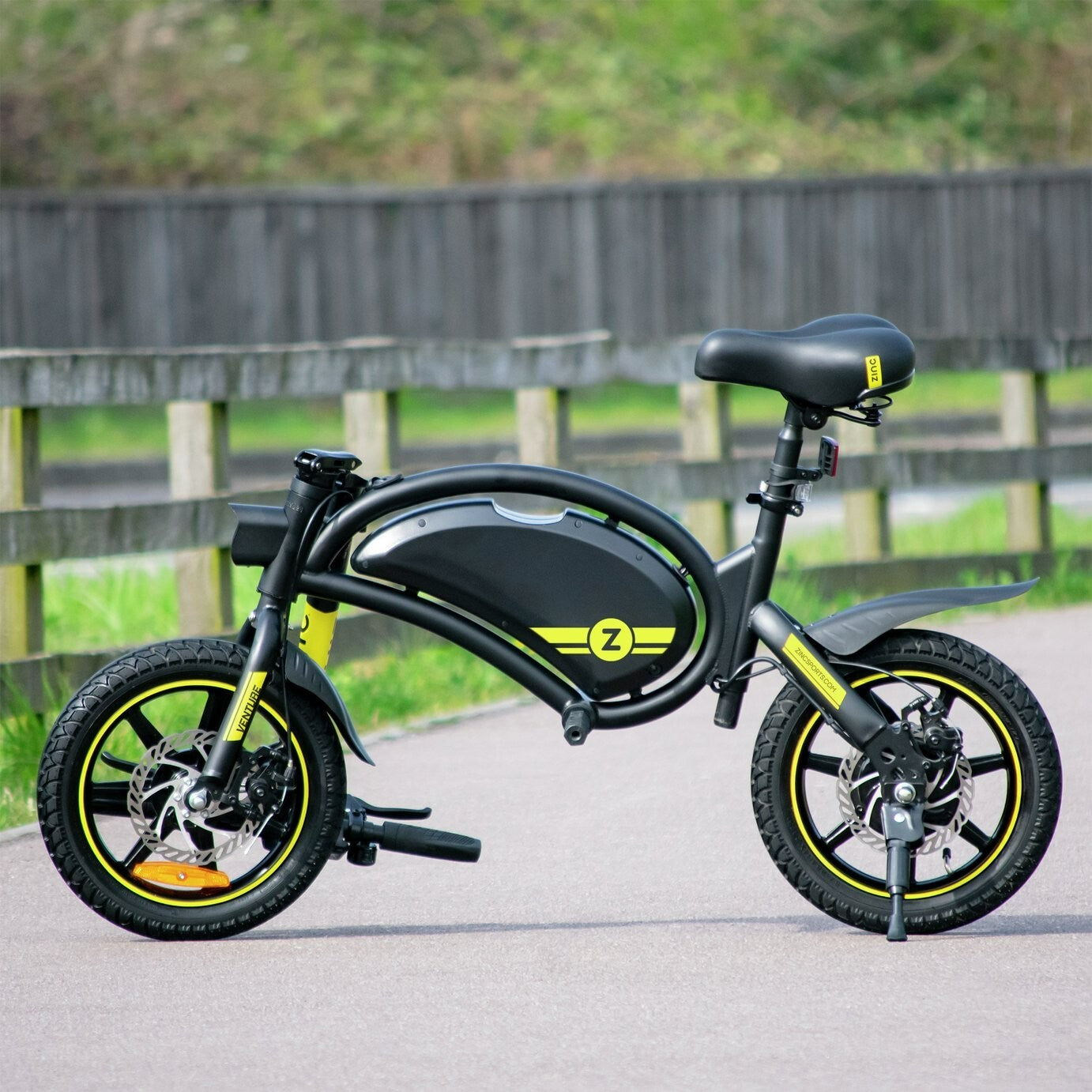 Zinc Venture 14inch Wheels Adult Folding Electric Scooter
