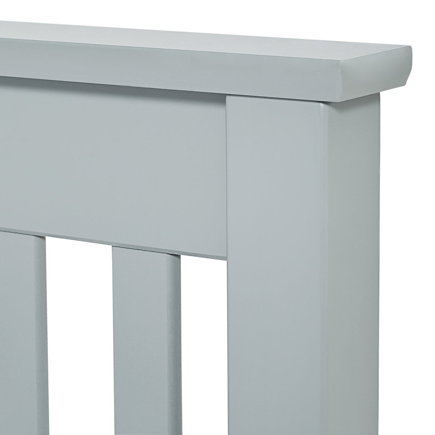 Aspley Single Wooden Bed Frame - Grey | Kids Bedroom Furniture or Guest Bed Fram