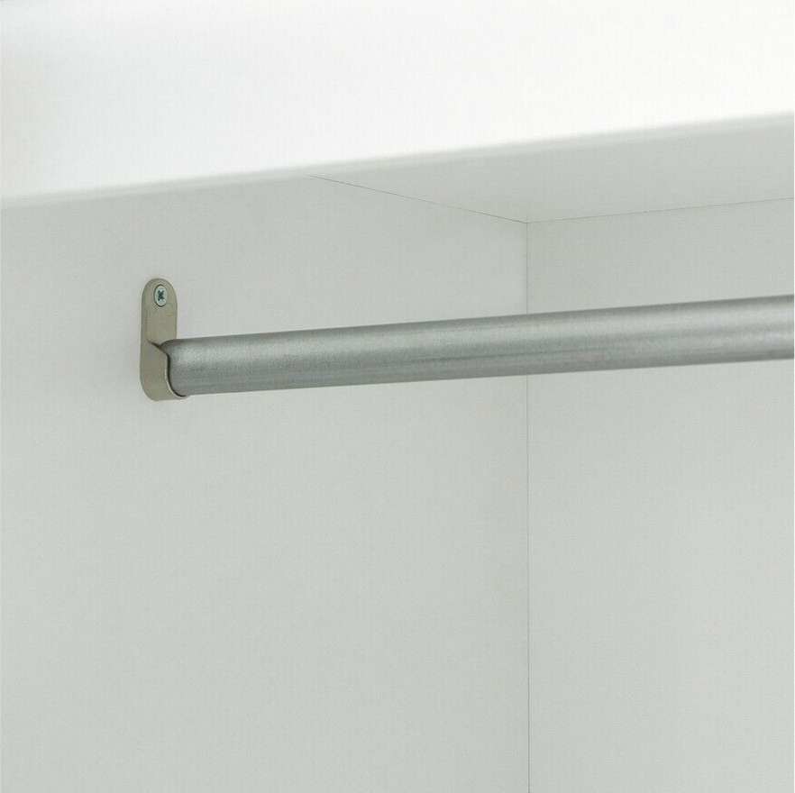 Malibu 2 Door 2 Drawer Wardrobe - White ( B Grade )
