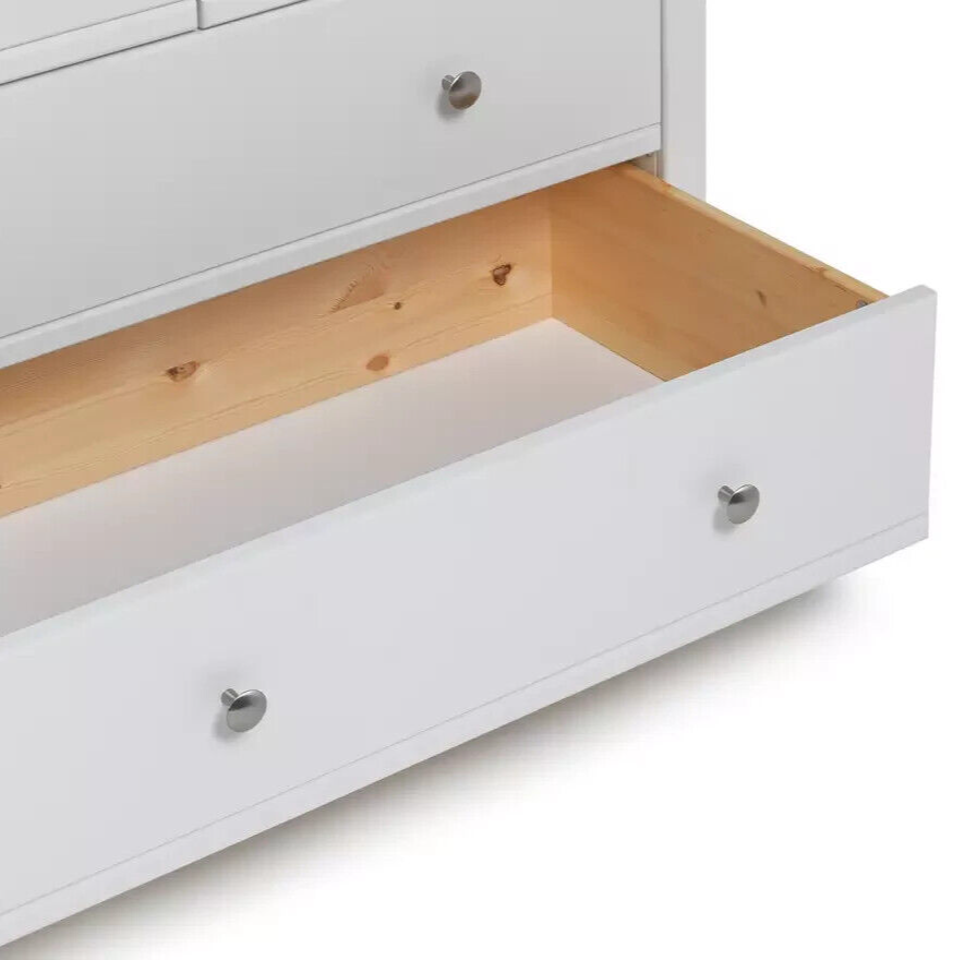 Brooklyn 2+2 Chest of Drawers- White