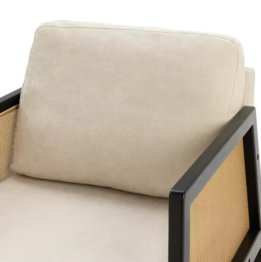 Habitat Rattan Armchair - Cream