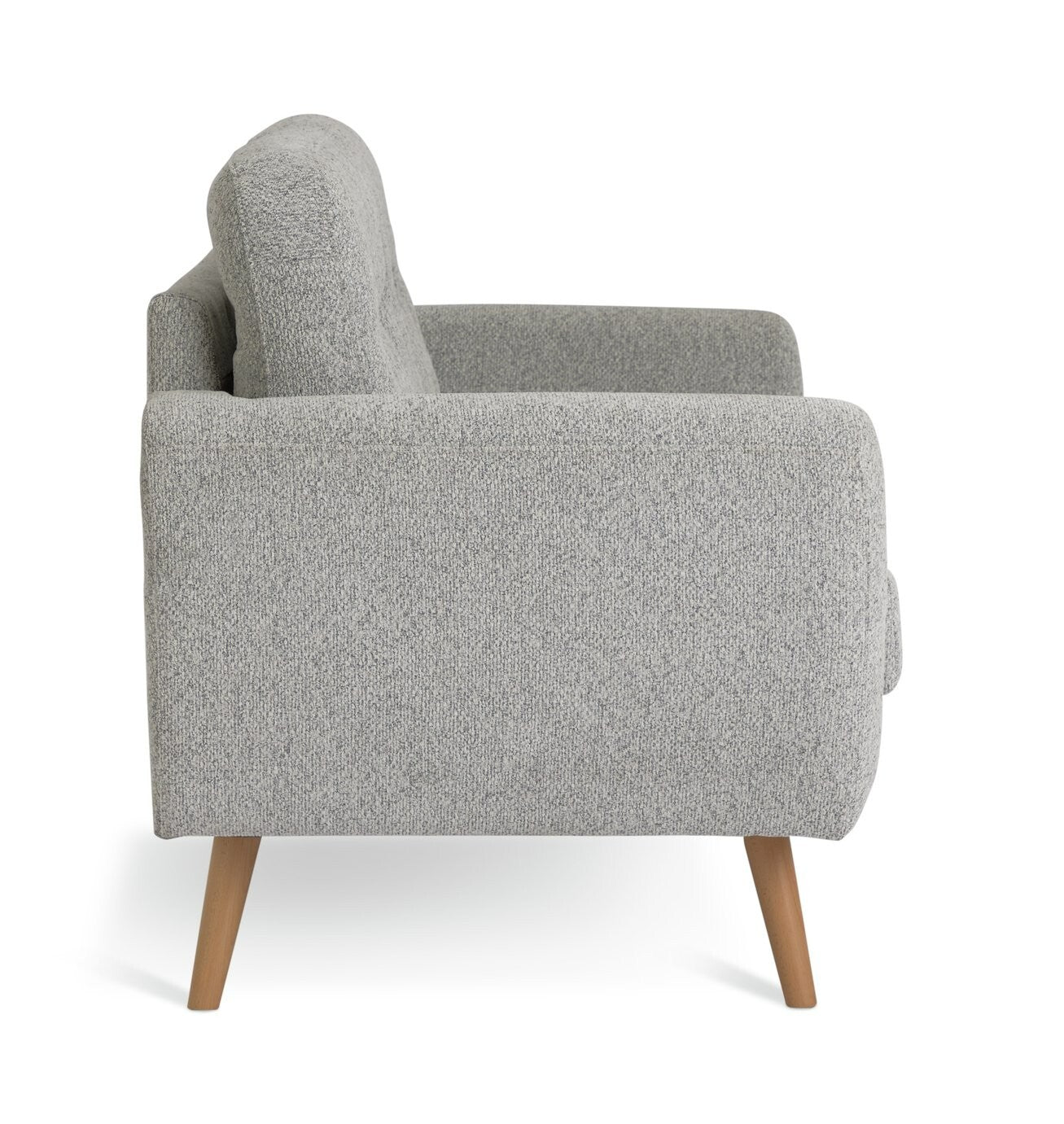 Finney Fabric 2 Seater Sofa in a Box - Grey