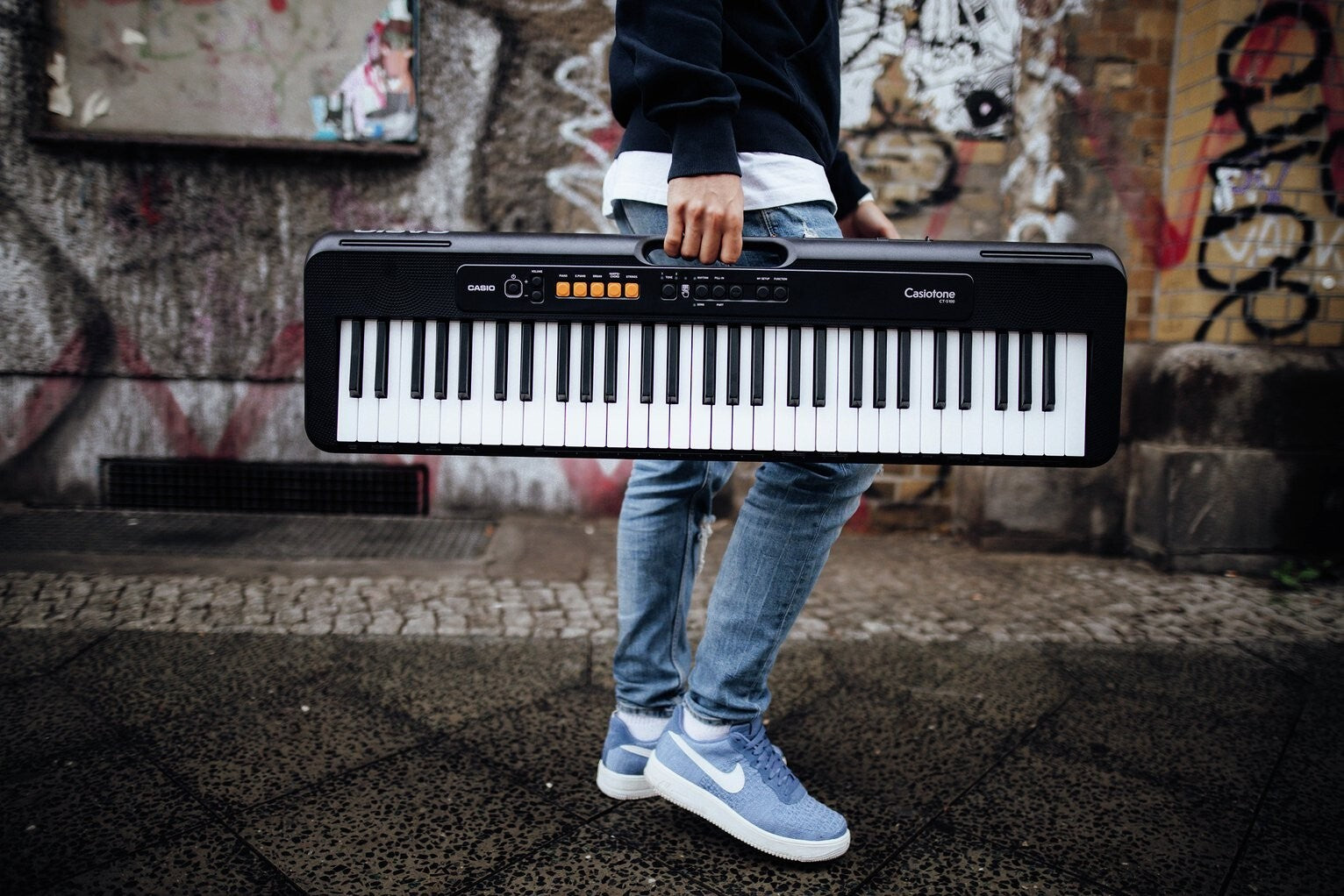 Casio CT-S100AD Keyboard, Stand and Headphones Bundle
