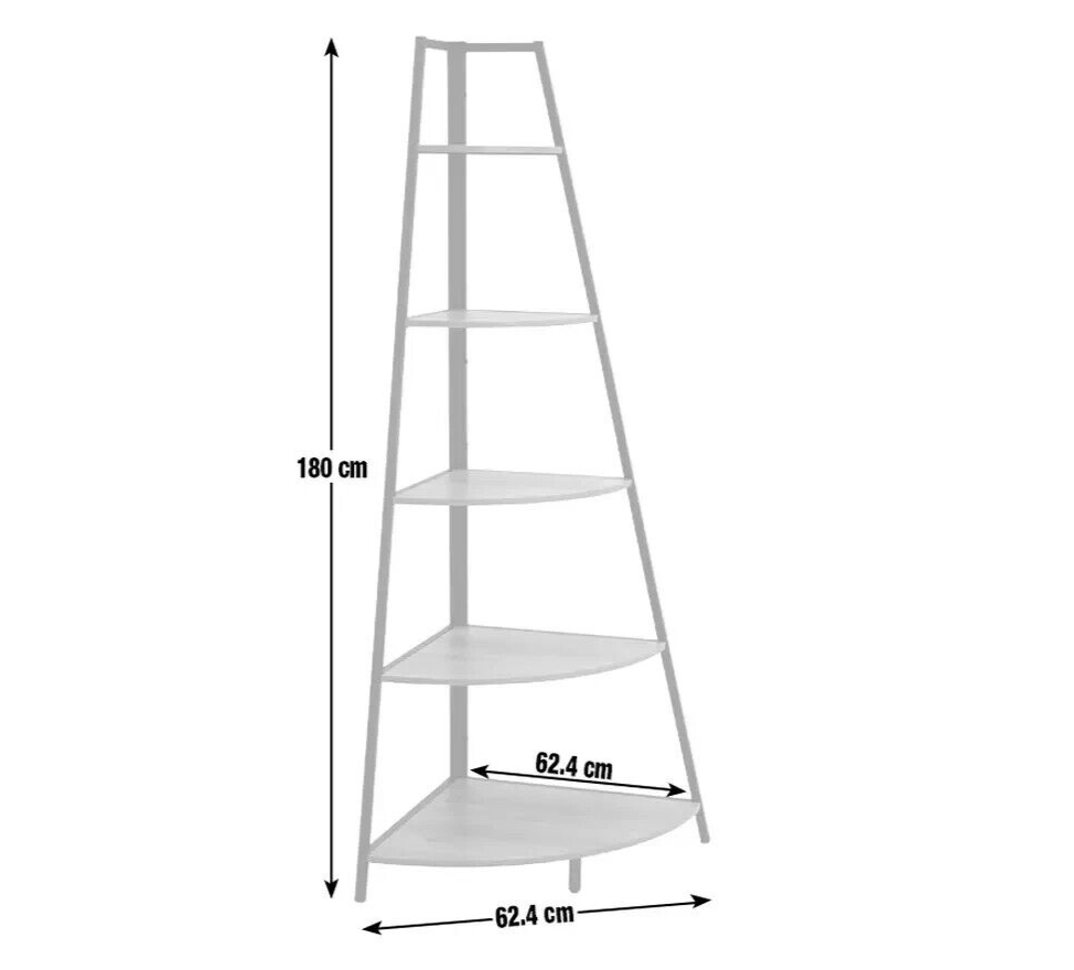 Habitat Loft Living Medium Corner Shelving Unit - Oak