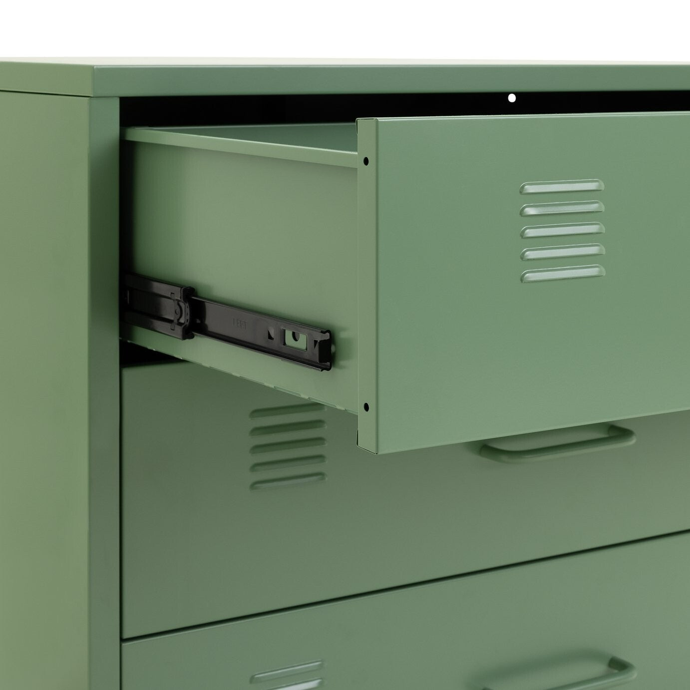 Habitat Stevie 3 Drawer Chest - Green